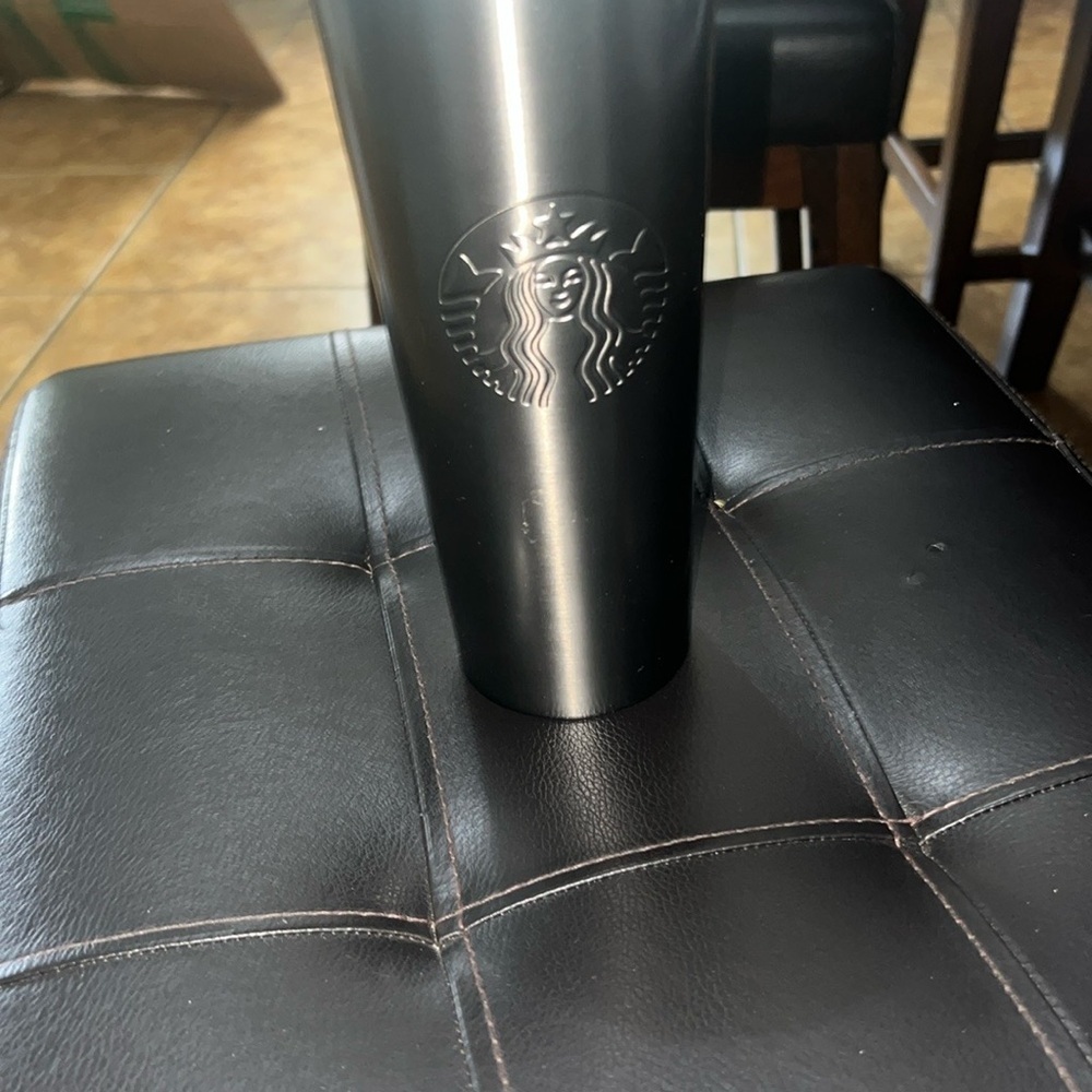 Starbucks Black Stainless Steel Water Bottle